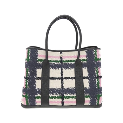 エルメス TARTAN CROSS ガーデン パーティ 36cm 086513CK バッグ