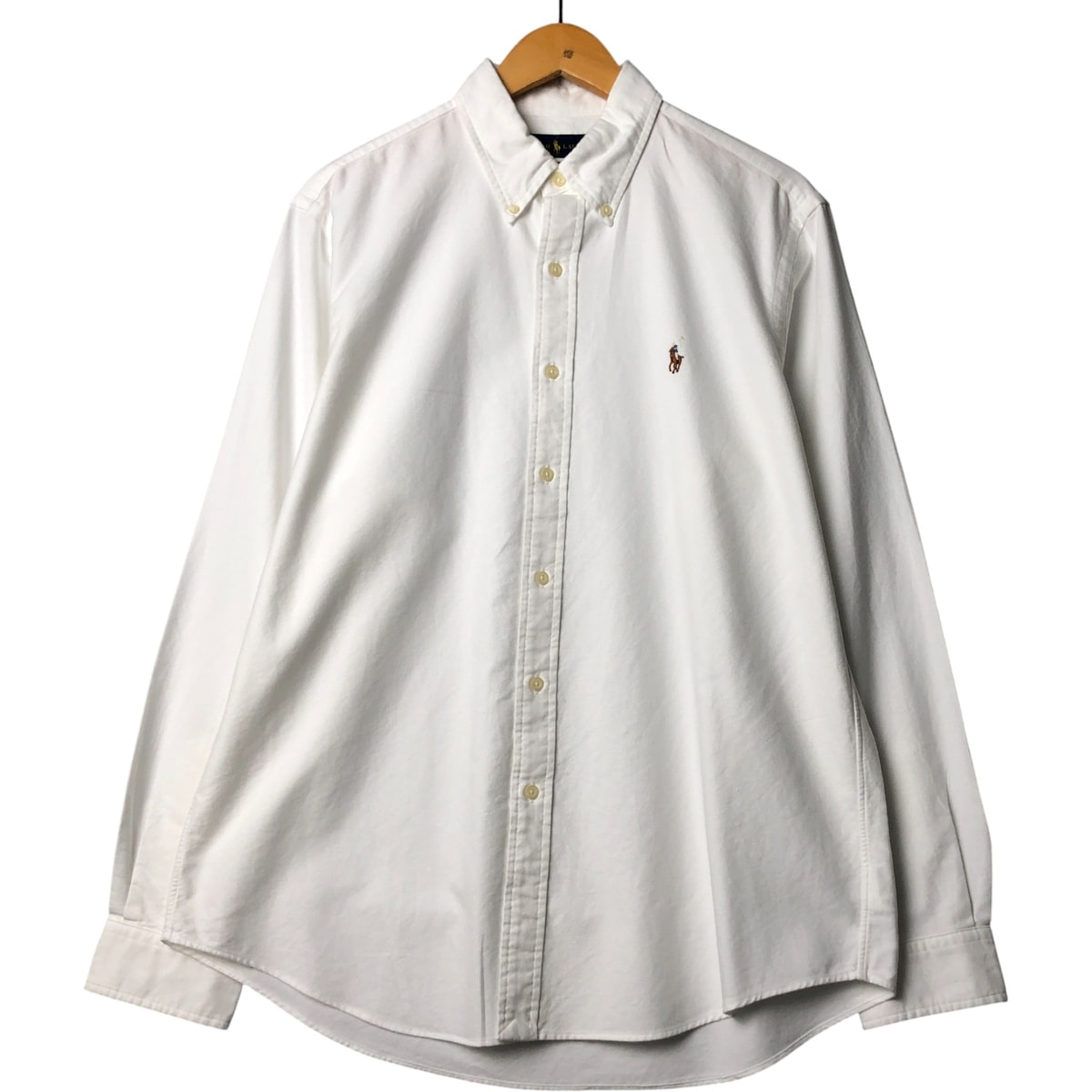 古着 ラルフローレン Ralph Lauren CLASSIC FIT 長袖 ボタンダウンシャツ メンズL相当/eaa581459