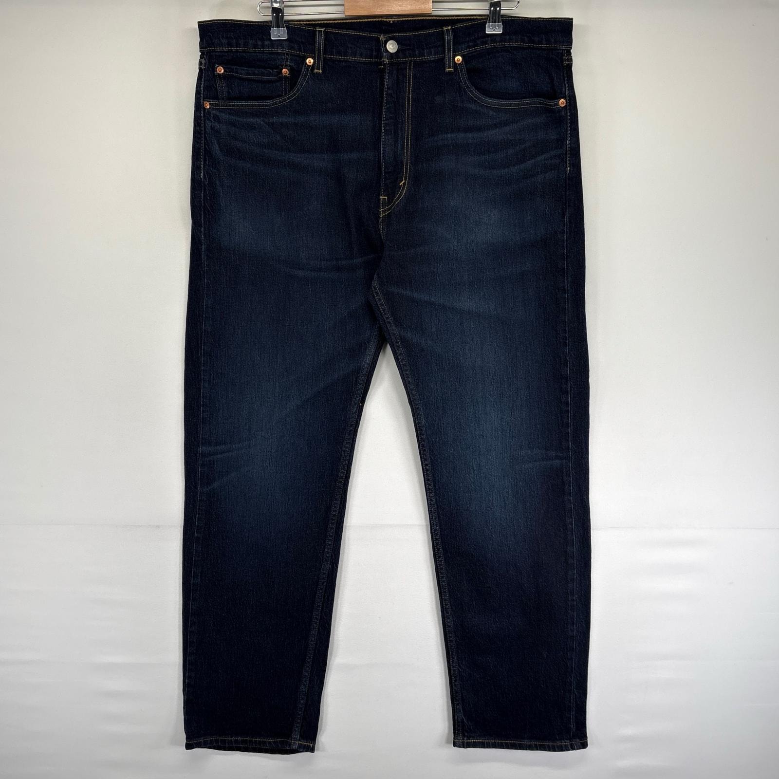 古着 リーバイス Levi's デニム パンツ 505 大きいサイズ ストレート ジーンズ インディゴ ヒゲ ハチノス w38 L32  ブルー系 メンズ