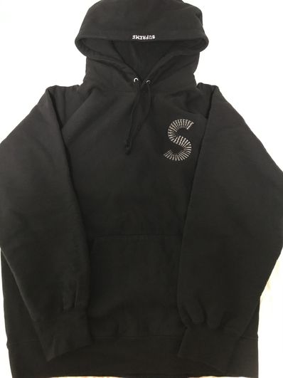 Supreme S Logo Hooded Sweatshirt "Black" (20FW)