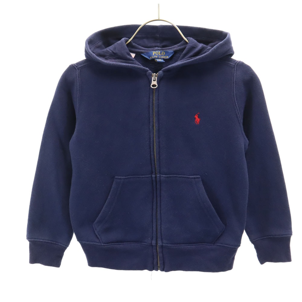 POLO RALPH LAUREN ポロラルフローレン 長袖 スウェット ジップパーカー 4 ネイビー 裏起毛