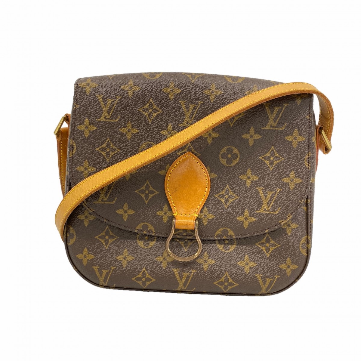 【6cd5773】ルイヴィトン ショルダーバッグ モノグラム サンクルーGM M51242 ブラウン【中古】レディース