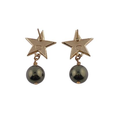 シャネル CHANEL ピアス ココマーク スター パール A17C ゴールド