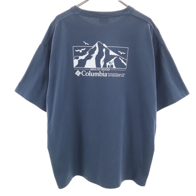 Columbia コロンビア ロマビスタグラフィック 半袖 Tシャツ XL ネイビー アウトドア