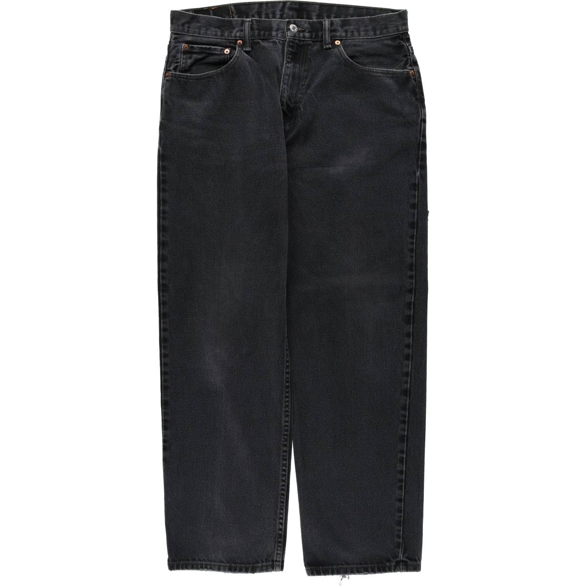 古着 リーバイス Levi's 550 ブラックデニム テーパードデニムパンツ メンズw36相当/eaa649185
