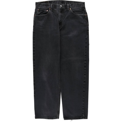 古着 リーバイス Levi's 550 ブラックデニム テーパードデニムパンツ メンズw36相当/eaa649185