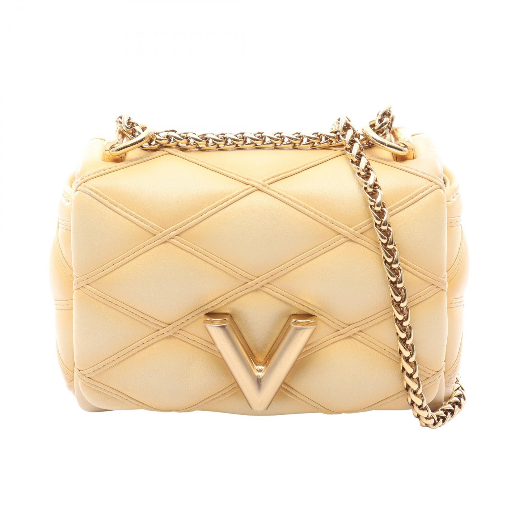 ルイ・ヴィトン LOUIS VUITTON PICO GO-14 マルタージュ ショルダーバッグ バッグ レザー バナナ レディース イエロー系 【中古】