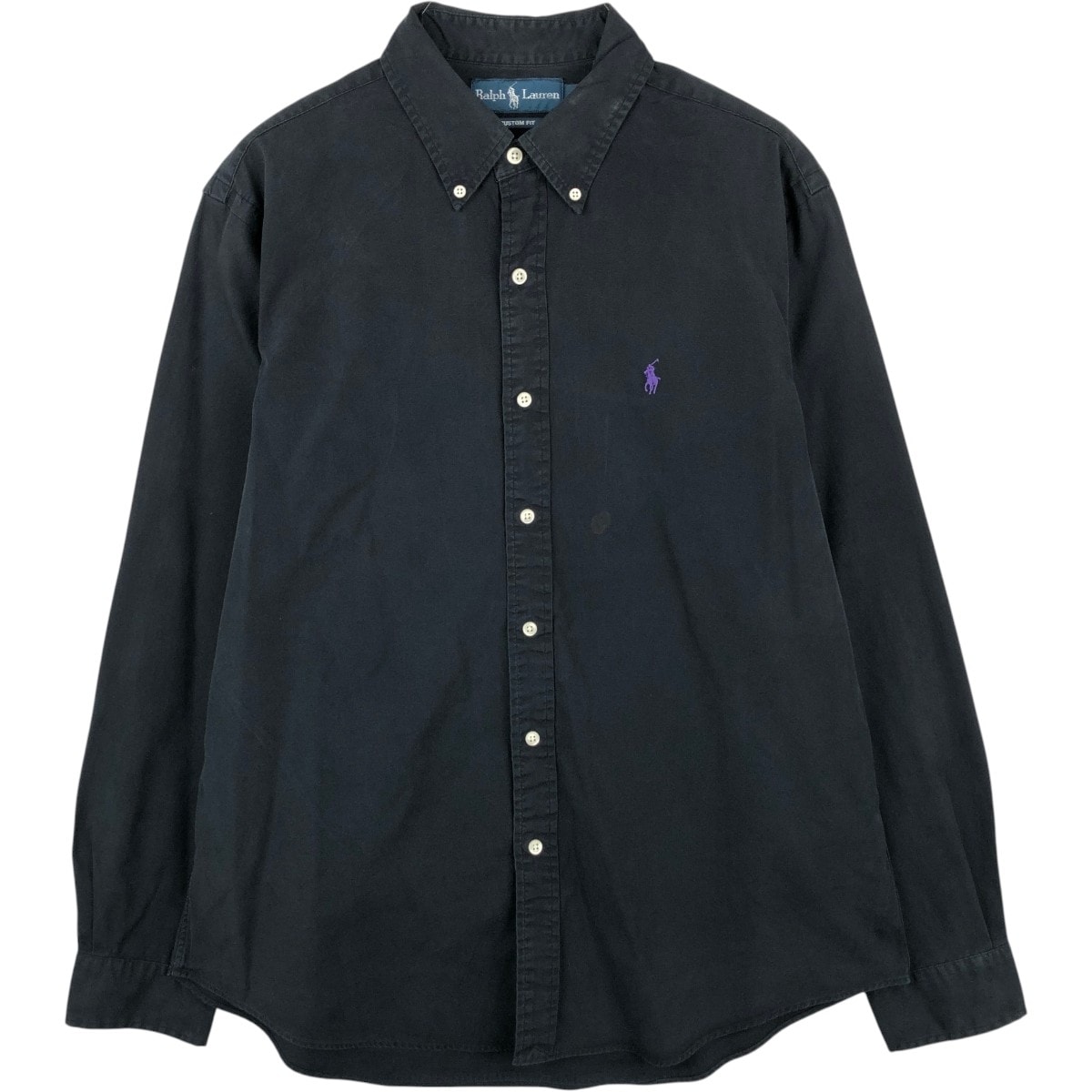 古着 ラルフローレン Ralph Lauren CUSTOM FIT 長袖 ボタンダウンシャツ メンズL相当/eaa672943