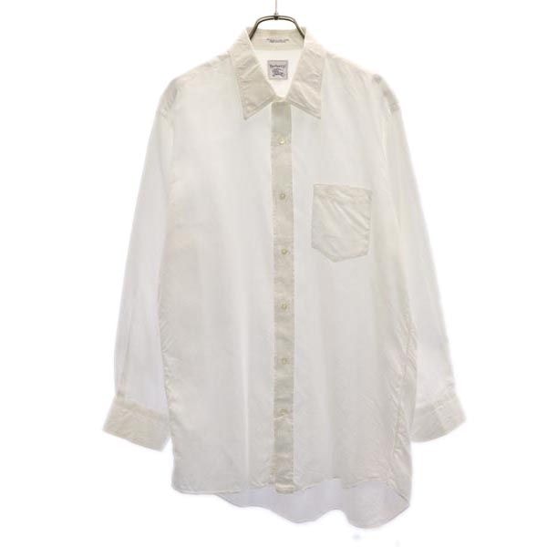 Burberrys バーバリーズ 90s オールド 長袖 シャツ 42-80 ホワイト系