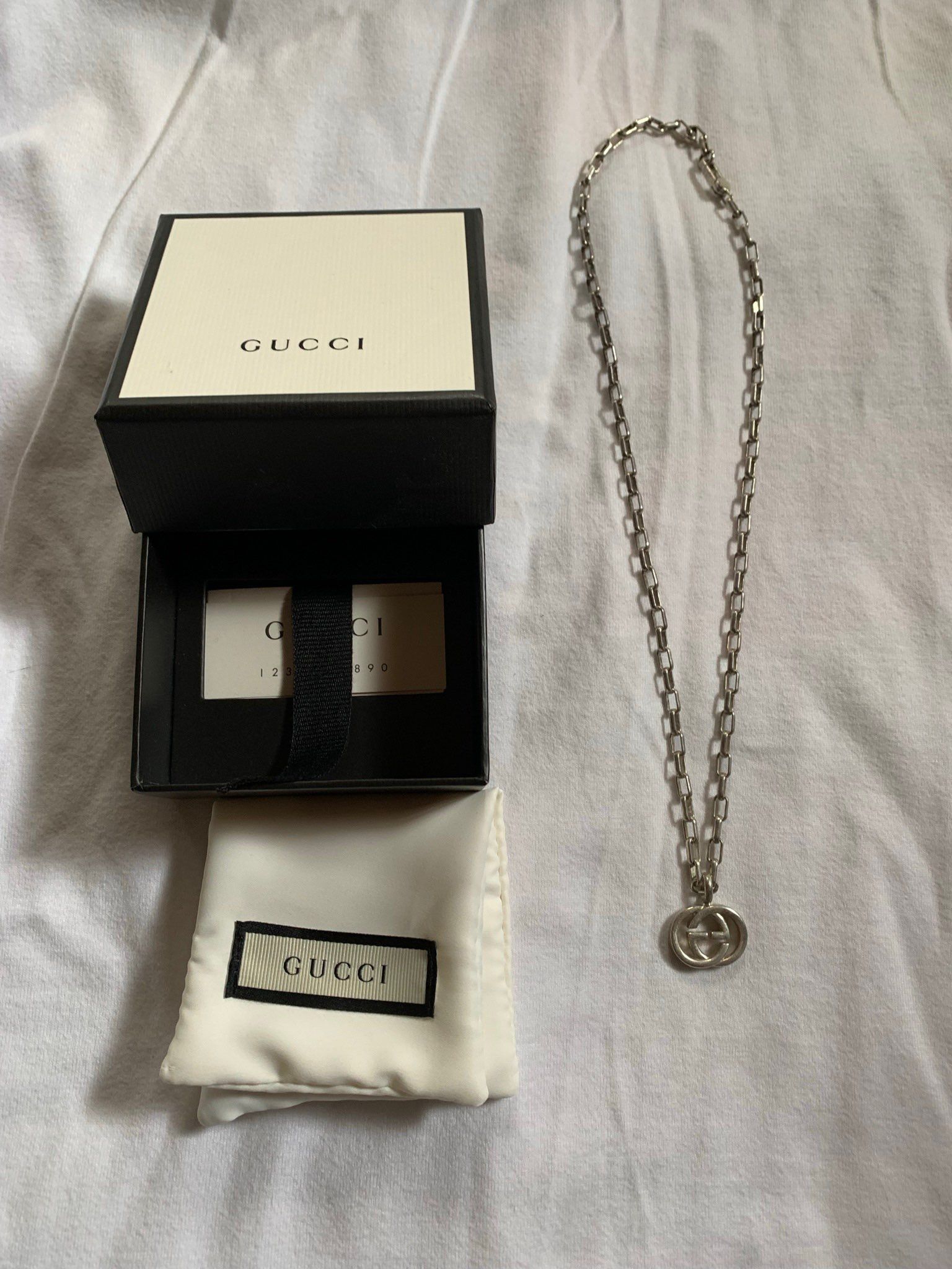 GUCCI GG Necklace "Silver"