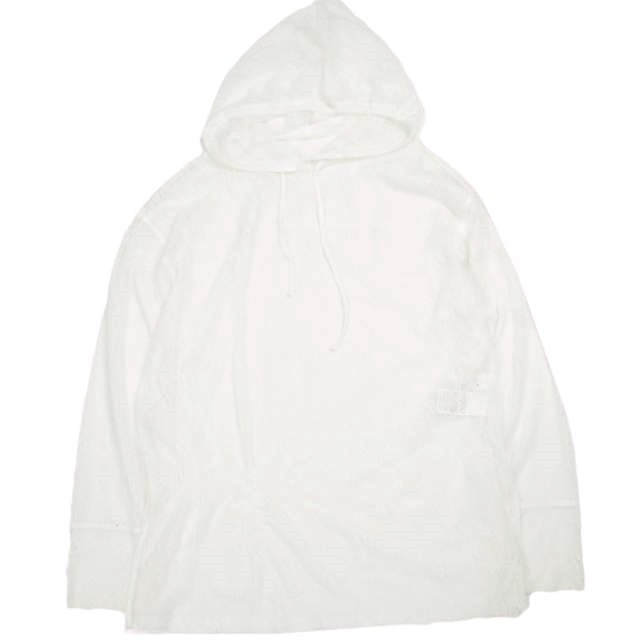 Ray BEAMS レイビームス 24AW レースシアーフーディー 61-14-0784-370 ONE SIZE WHITE プルオーバー シャツ パーカー トップス g25402