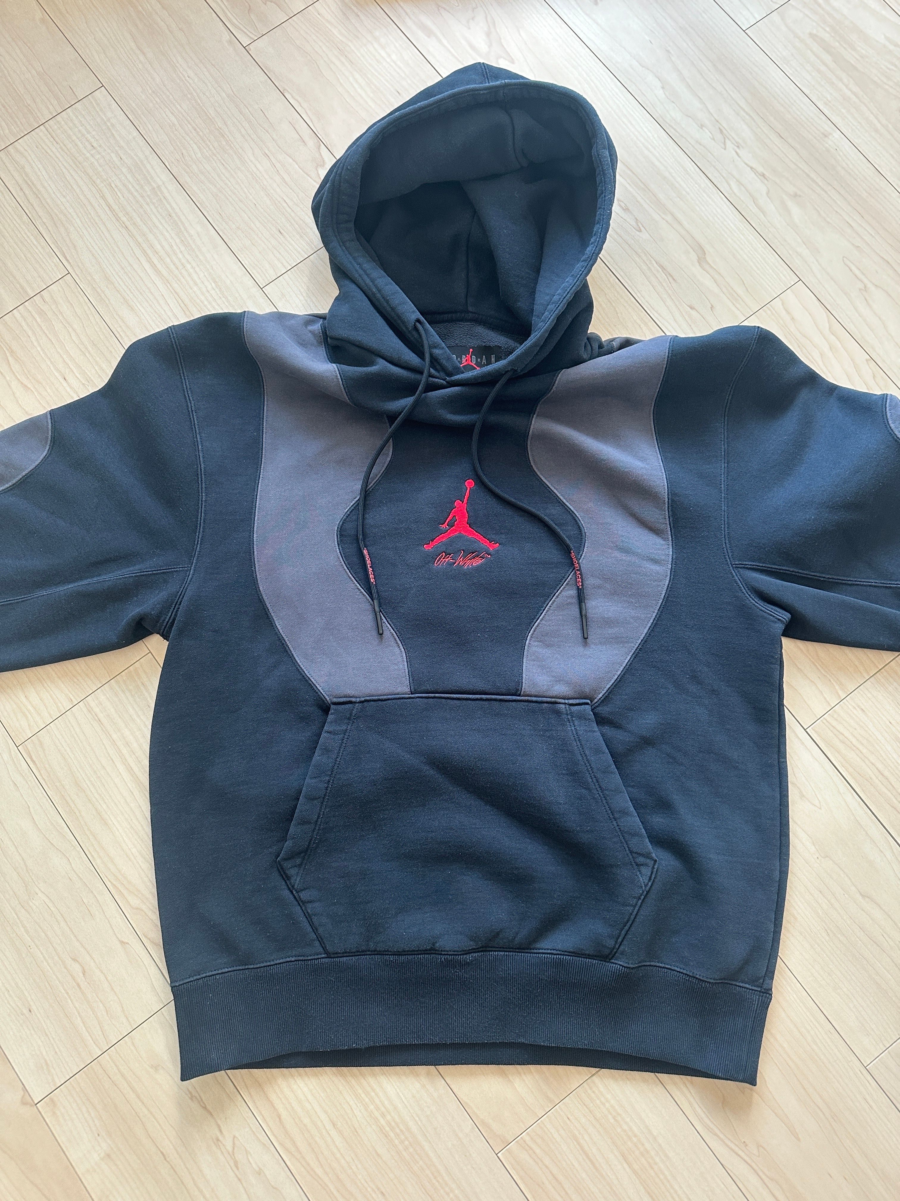 OFF-WHITE / Jordan Hoodie "Black"