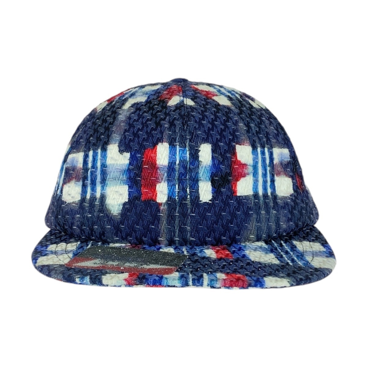 美品 CHANEL シャネル ココマーク マルチカラー ブルー ホワイト レッド ツイード キャップ 505460 【中古】
