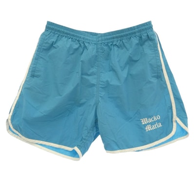 WACKO MARIA ワコマリア ATHLETIC SHORTS アスレチック ショーツ ハーフ パンツ ライトブルー系【中古】