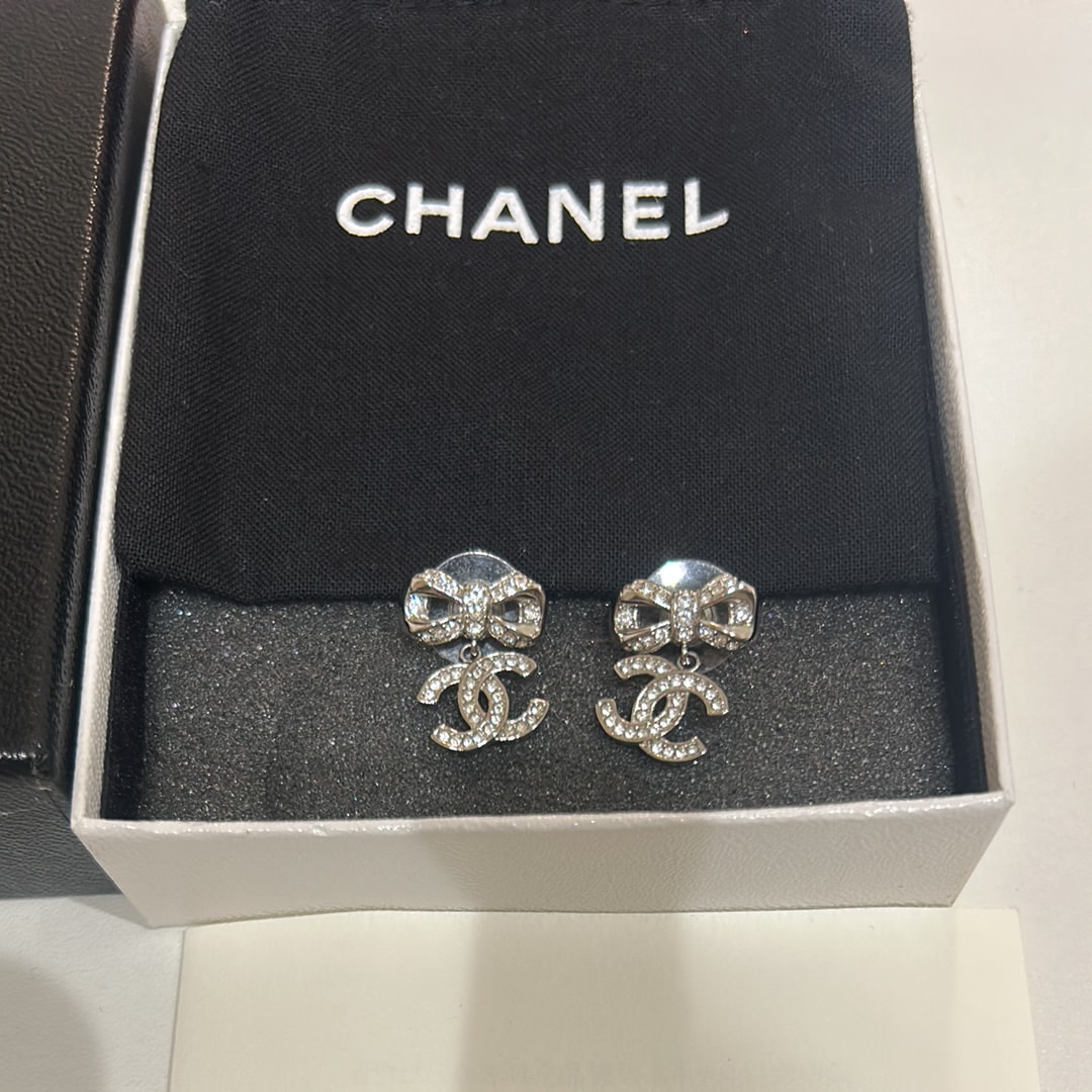 CHANEL シャネル リボン ココマーク ピアス A98010