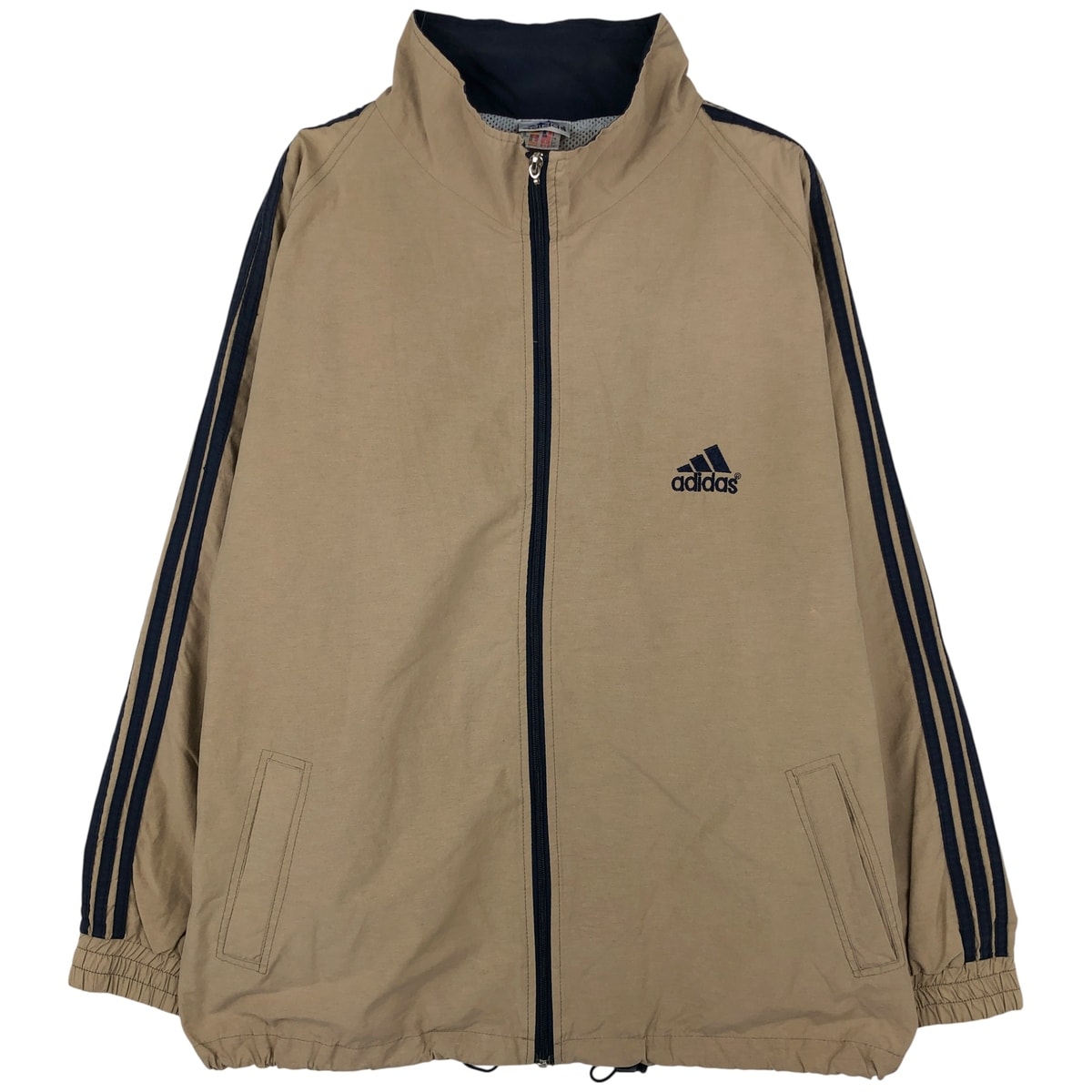 古着 90~00年代 アディダス adidas バックロゴ 3本ライン コットンジャケット メンズL相当/eaa608582