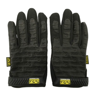 Supreme シュプリーム 24SS x Mechanix メカニクス Leather Work Gloves レザー ワーク グローブ 手袋 ブラック系【中古】