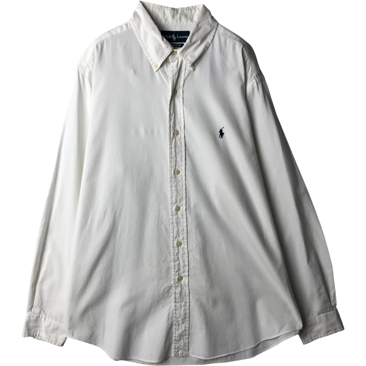 古着 ラルフローレン Ralph Lauren CLASSIC FIT 長袖 ボタンダウンシャツ メンズL相当/eaa634442