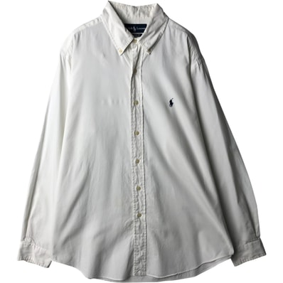 古着 ラルフローレン Ralph Lauren CLASSIC FIT 長袖 ボタンダウンシャツ メンズL相当/eaa634442