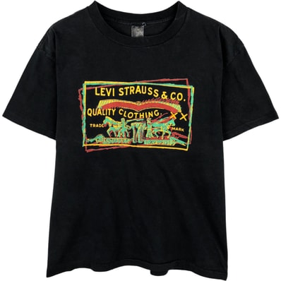 古着 90年代 リーバイス Levi's プリントTシャツ メンズXL相当 ヴィンテージ/eaa612957