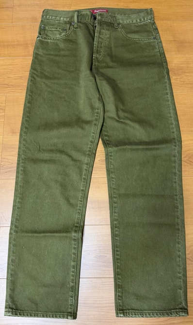 Supreme Regular Jean (26SS) "Olive"
