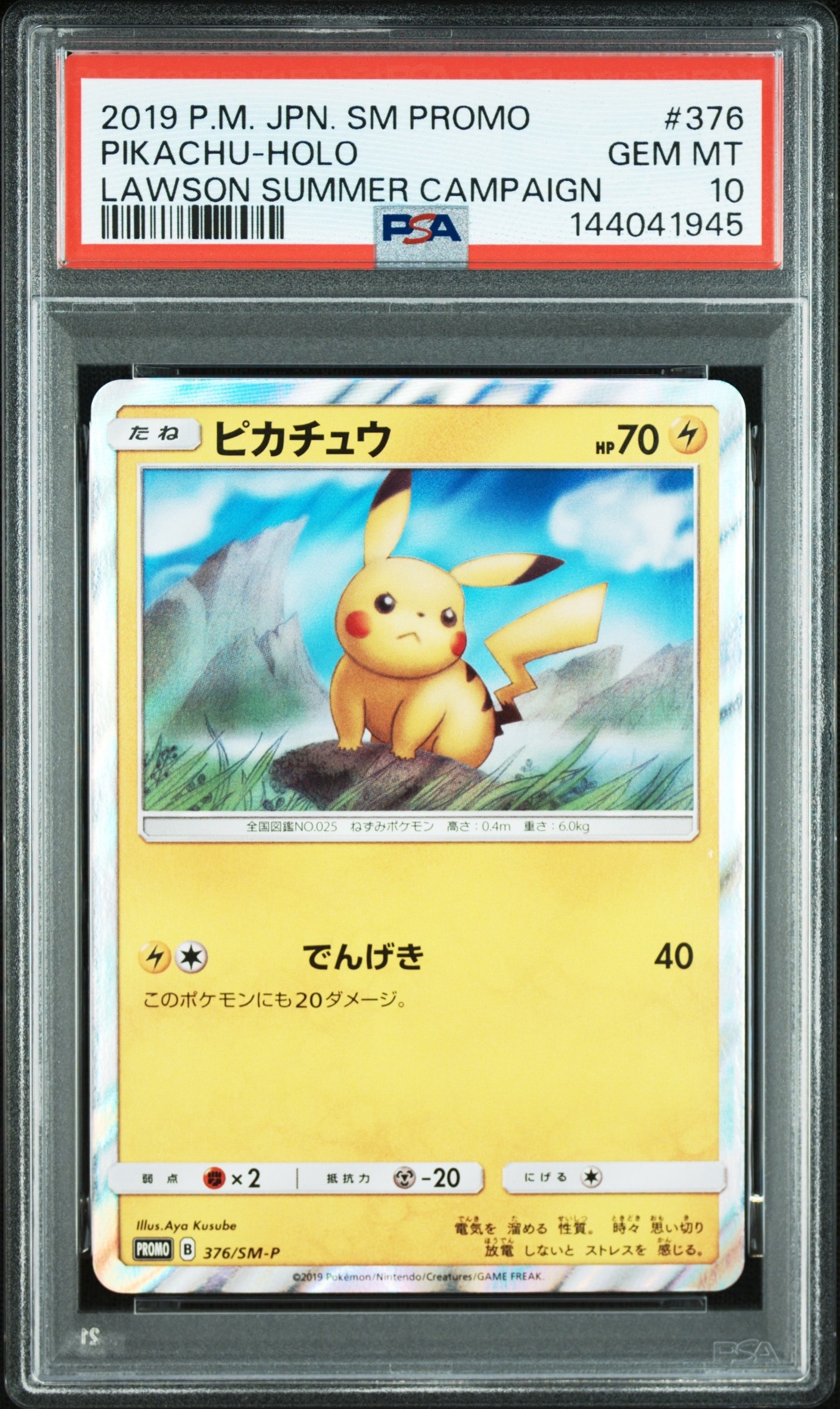 ピカチュウ: プロモ [SM-P 376](プロモーションカード「SM-P」)