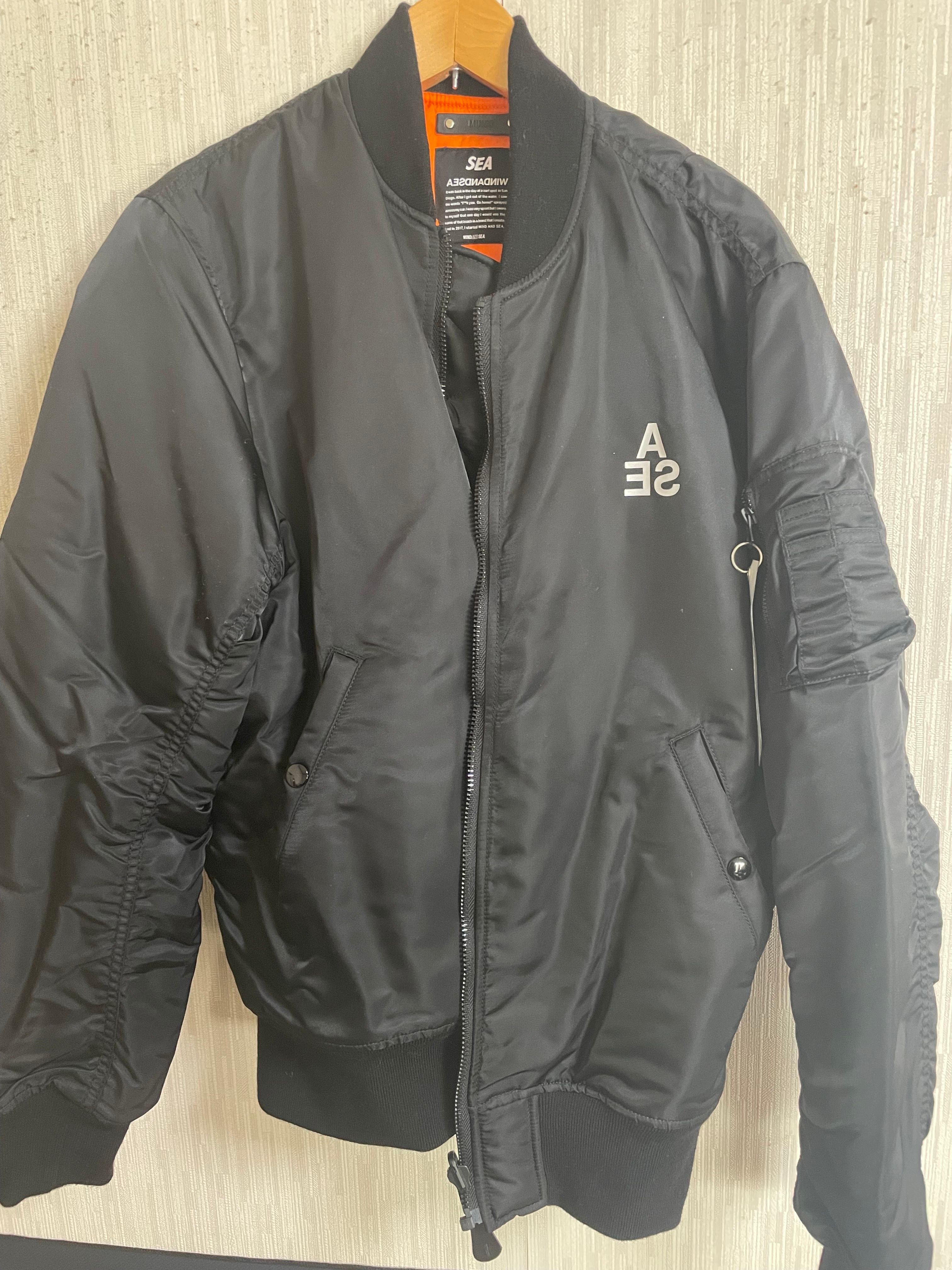 WIND AND SEA x MINEDENIM Reversible MA-1 