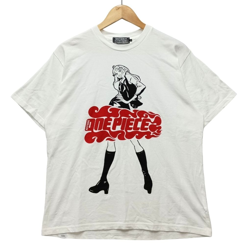 HYSTERIC GLAMOUR ヒステリックグラマー × ONE PIECE ワンピース NAMI プリント 半袖Tシャツ 56574