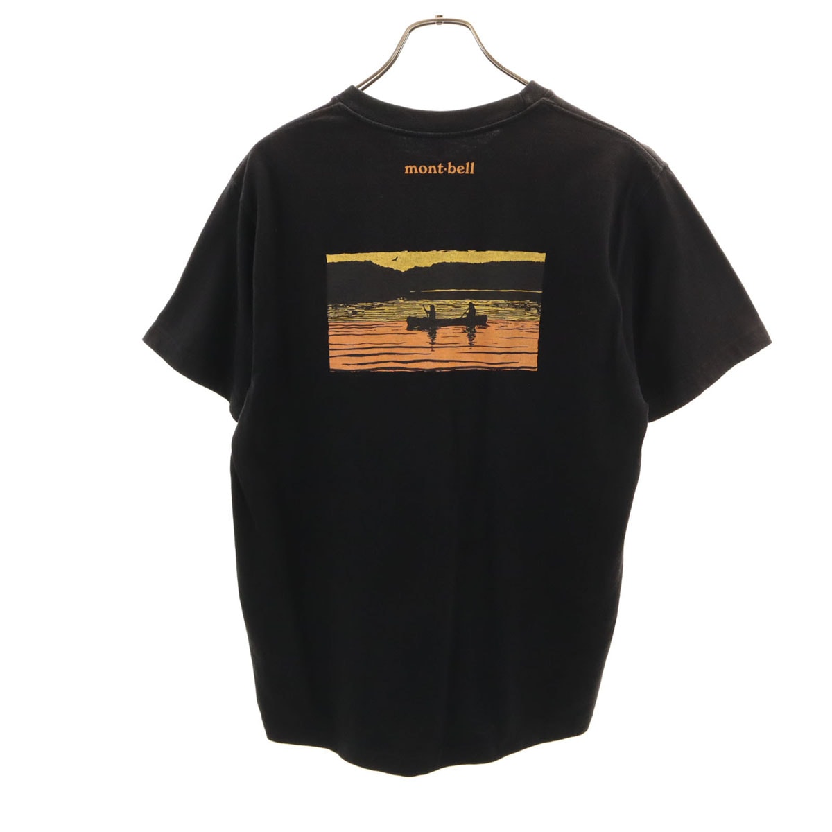 C やや傷や汚れあり mont-bell モンベル 半袖 Tシャツ L ブラック アウトドア Lのブランド古着・中古服通販 スニダン
