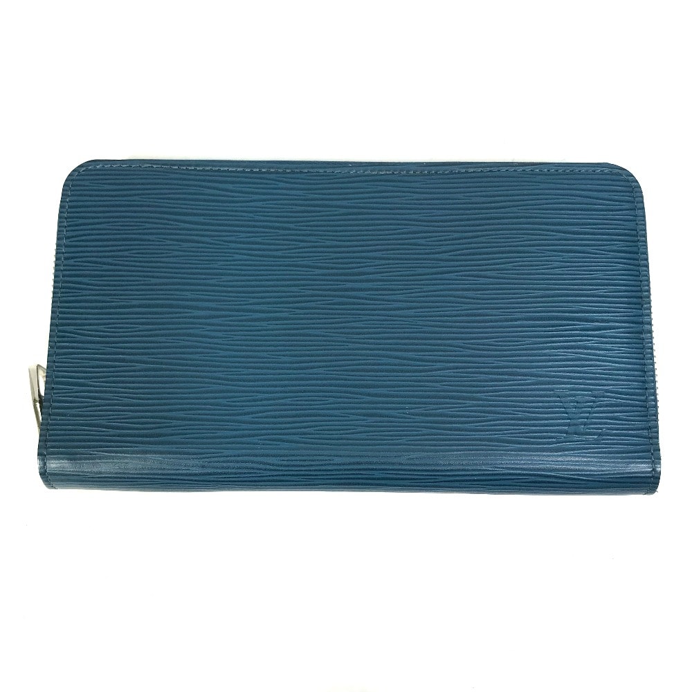 ルイヴィトン LOUIS VUITTON ジッピーオーガナイザー M60619 エピ 長財布 エピレザー ネイビー