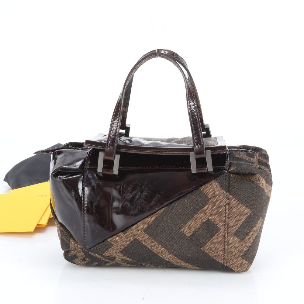 ■極美品 フェンディ ズッカ 8BL100 ハンドバッグ