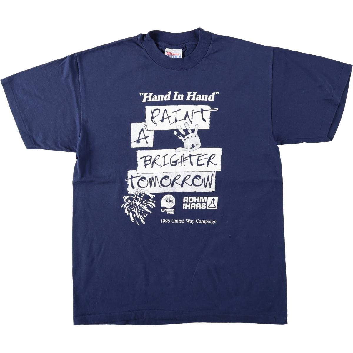 古着 90年代 ヘインズ Hanes BEEFY-T プリントTシャツ メンズM相当 ヴィンテージ/eaa664358