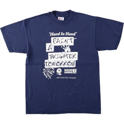 古着 90年代 ヘインズ Hanes BEEFY-T プリントTシャツ メンズM相当 ヴィンテージ/eaa664358
