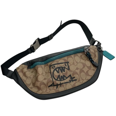 186005 現状品 COACH コーチ グアン・ユー コラボ シグネチャー柄 レキシー
