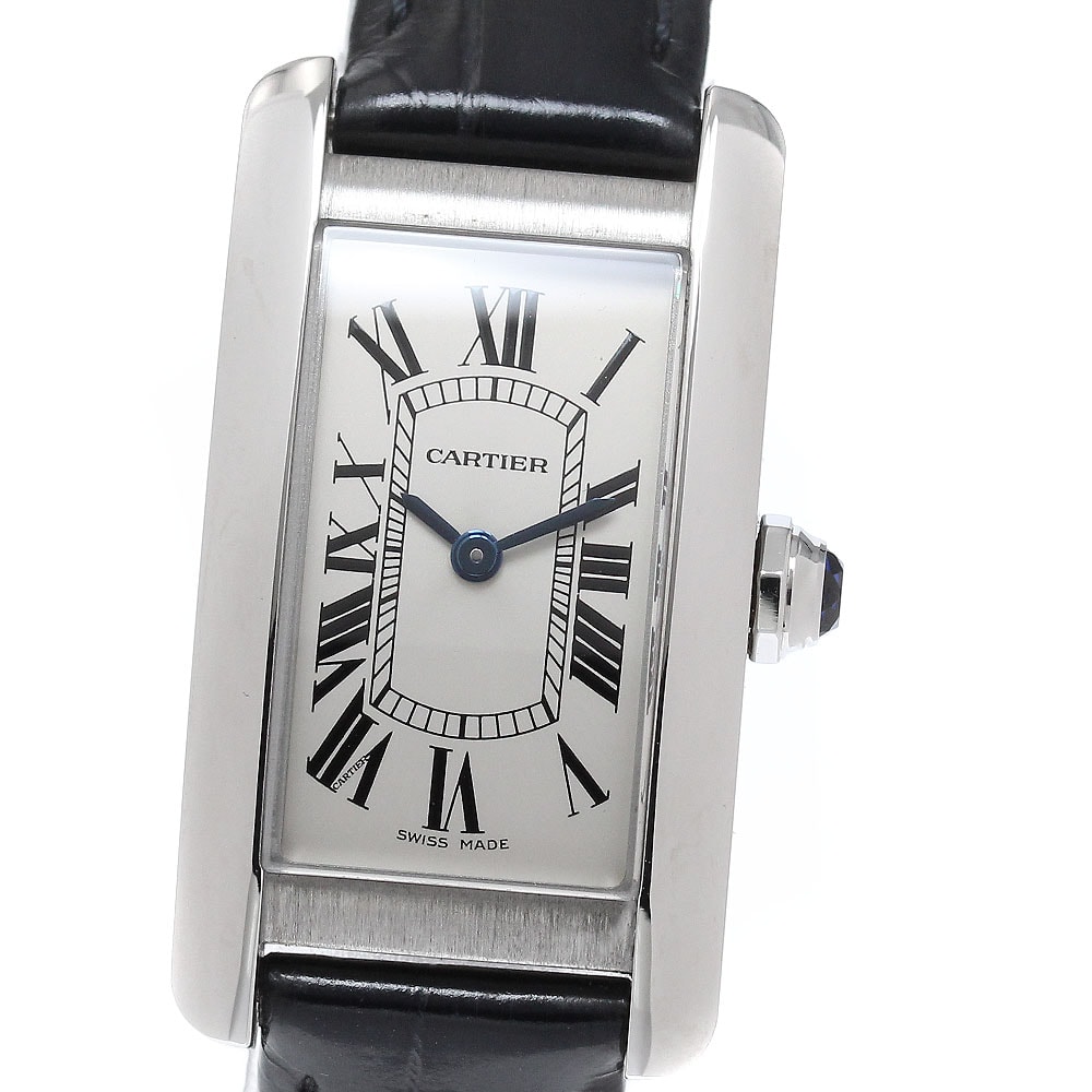☆良品 カルティエ タンクアメリカンSM WSTA0016 レディース 【中古】