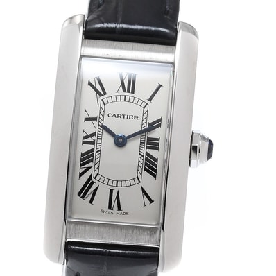 ☆良品 カルティエ タンクアメリカンSM WSTA0016 レディース 【中古】