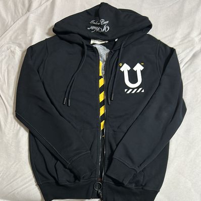 UNDERCOVER x OFF-WHITE Skeleton Rvrs Zip Hoodie "Black"