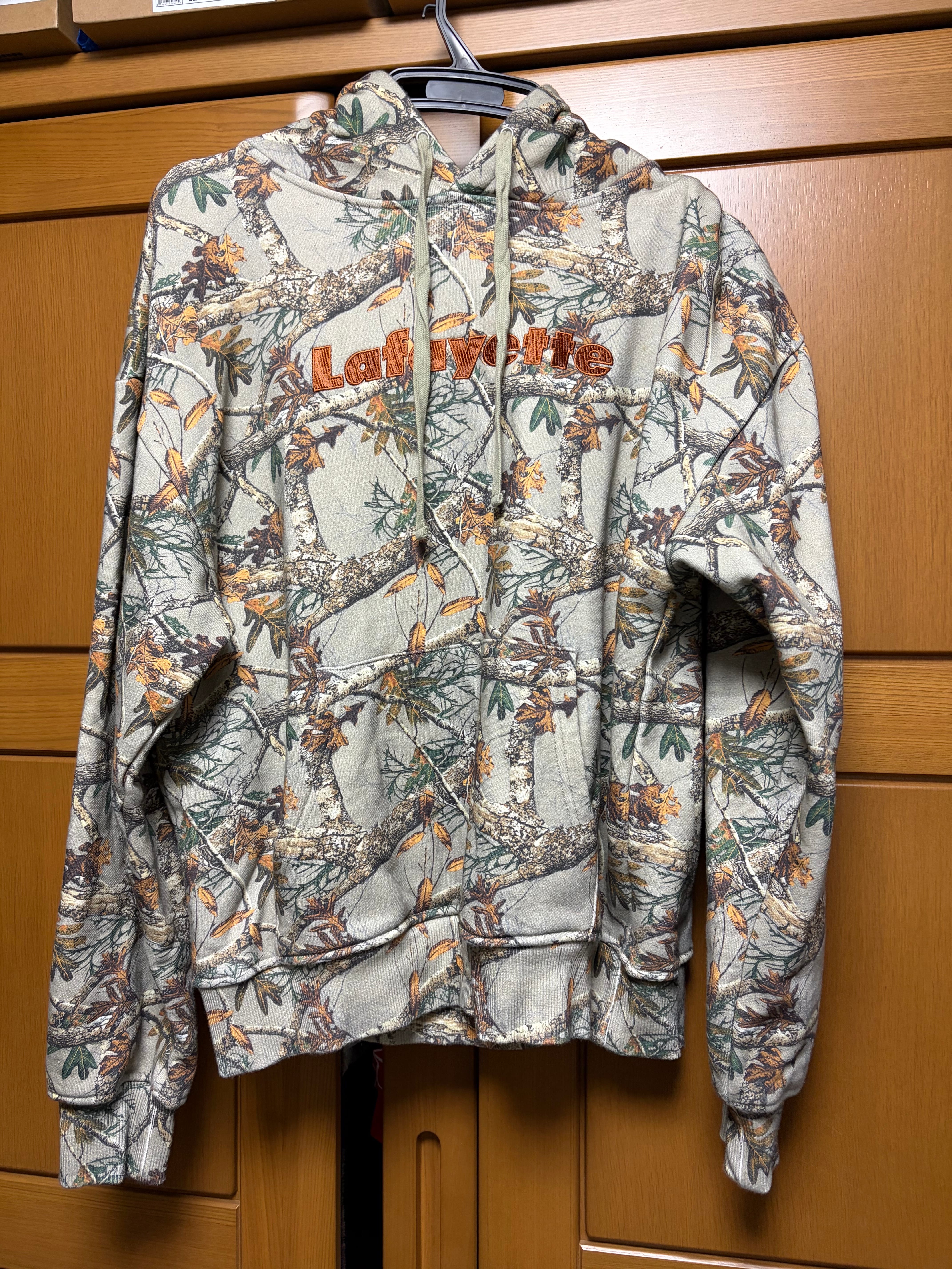 LFYT ALLOVER PATTERN Lafayette LOGO HOODIE "REAL TREE"