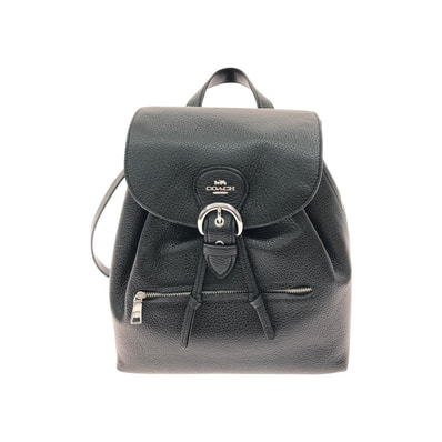 COACH コーチ レディース クリオ リュック バックパック オールレザー 巾着バッグ C5648 ブラック