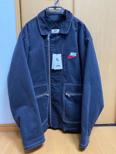 Supreme / NIKE® Double Zip Work Jacket "Black"