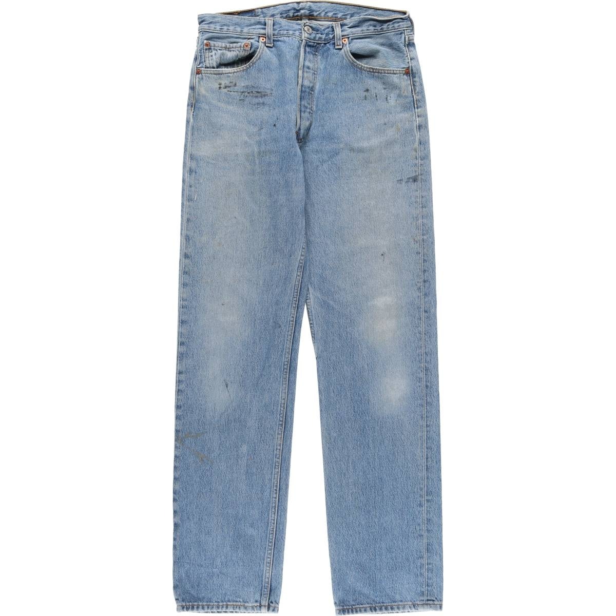 古着 00年代 リーバイス Levi's リーバイス501 ユーロモデル ストレートデニムパンツ メンズw32相当/eaa538987