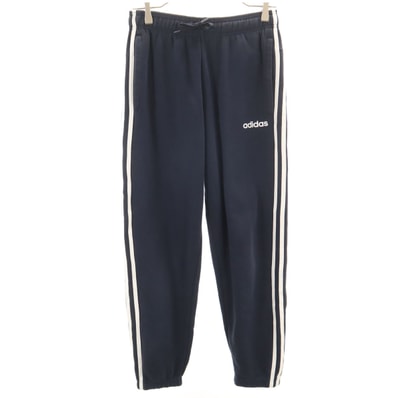 adidas アディダス スウェットパンツ M ネイビー 裏起毛