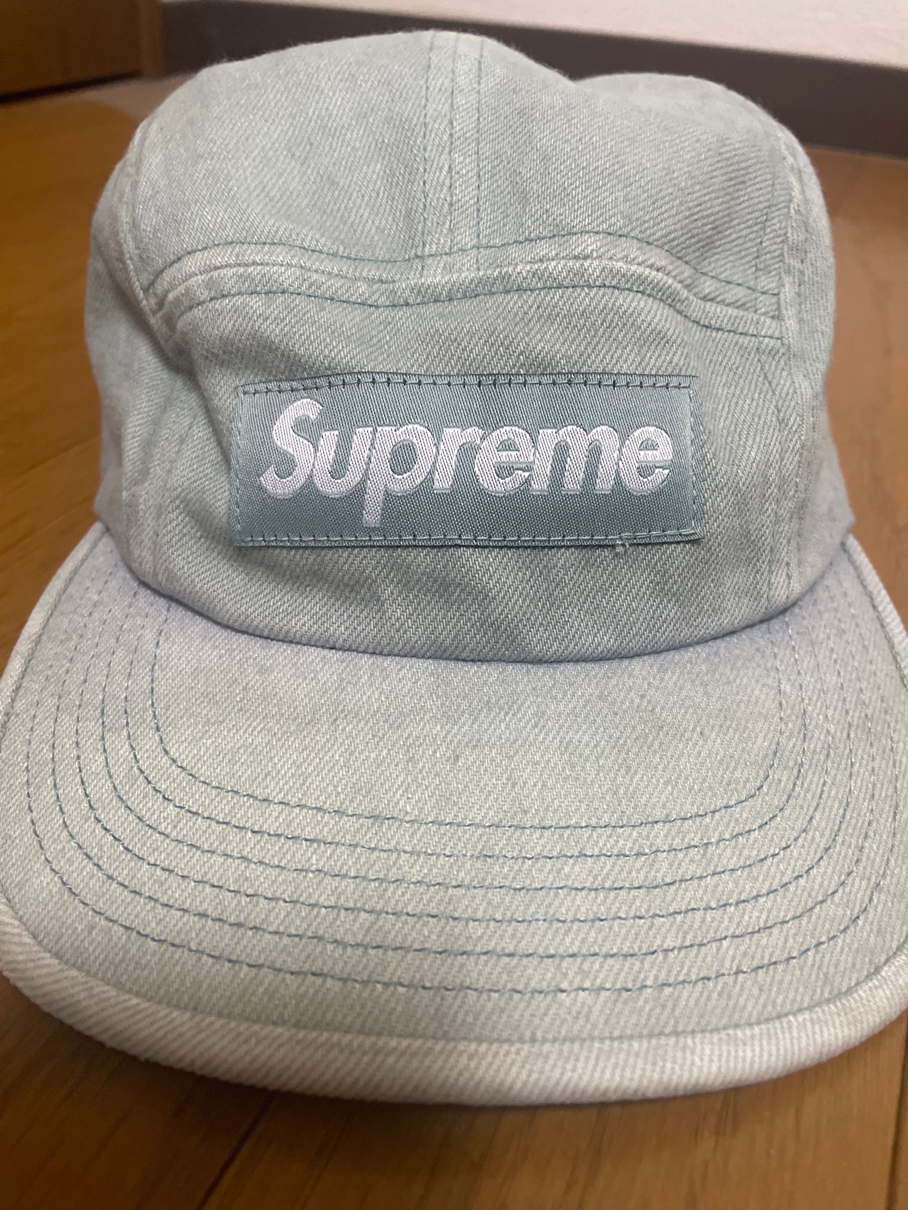 Supreme Denim Camp Cap "Mint" (24SS)