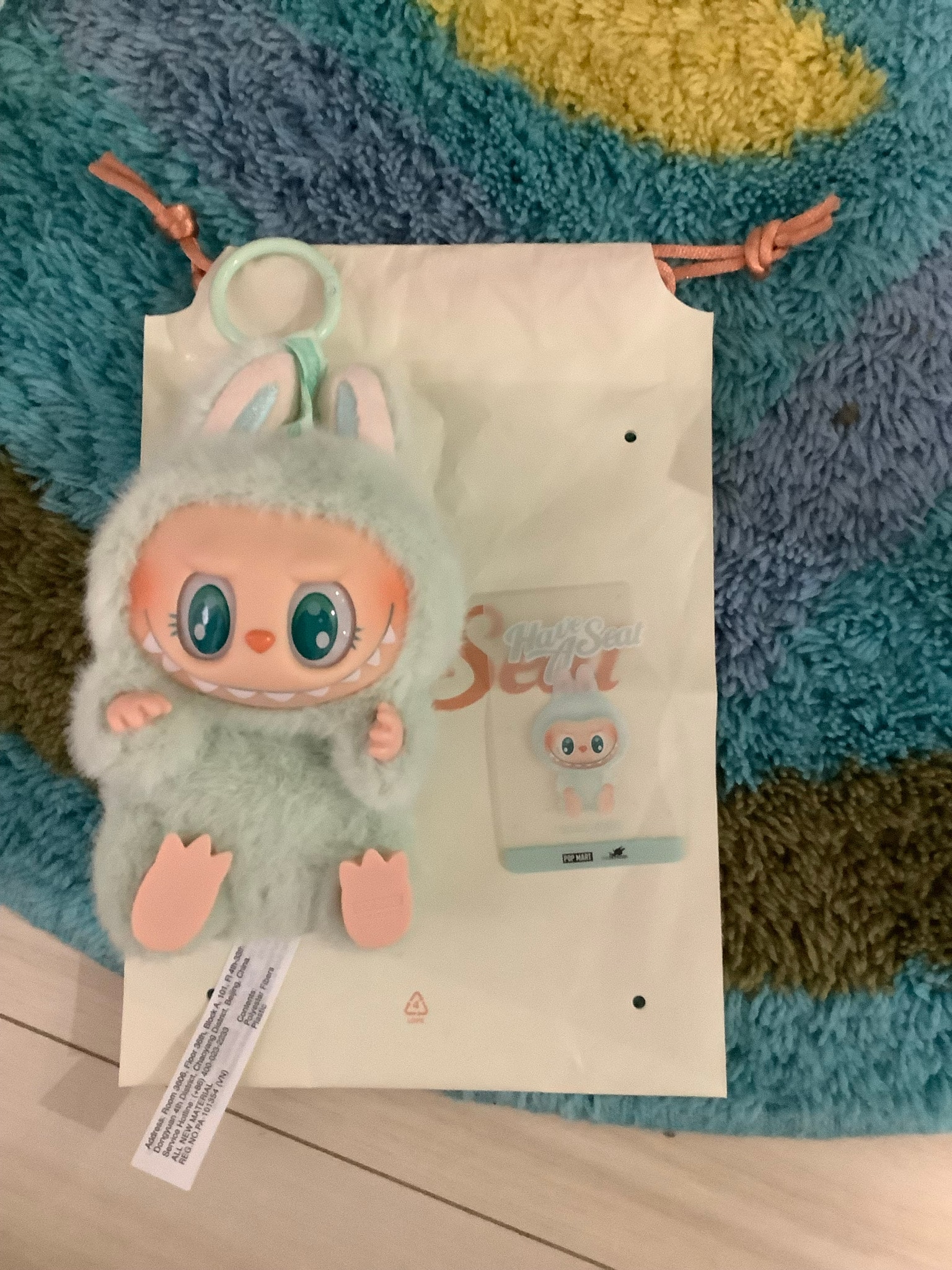POP MART THE MONSTERS (LABUBU) Have a Seat Plush Series QUQU