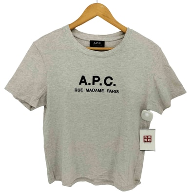 RUE MADAME T ロゴ刺繍 クルーネック Tシャツ【1142457677103】