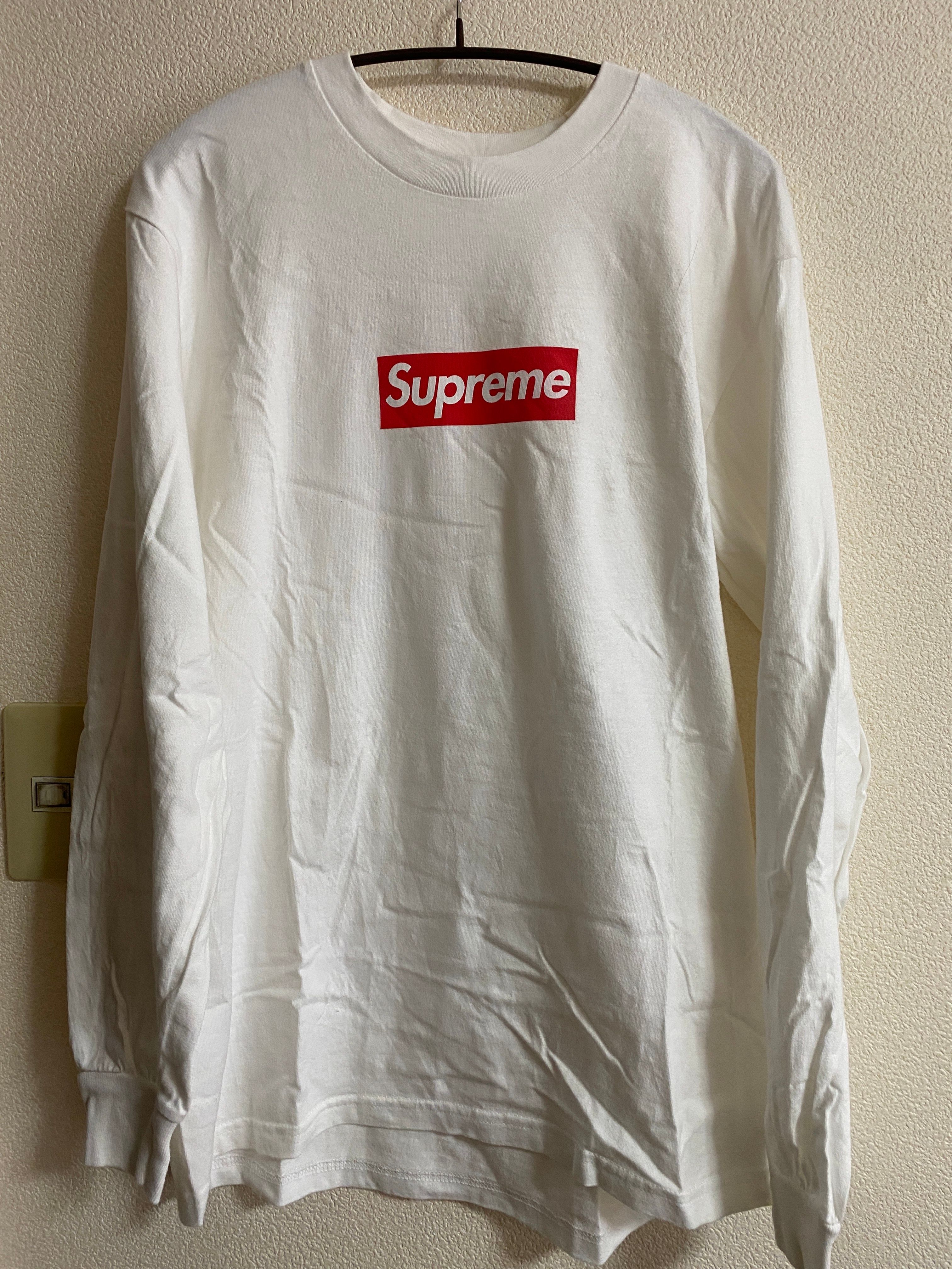 Supreme Box Logo L/S Tee "White"