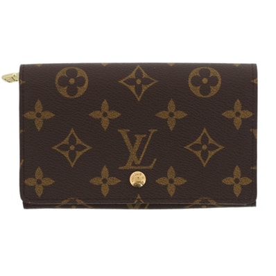 LOUIS VUITTON ルイ・ヴィトン ポルトモネ・ビエ・トレゾール 二つ折り財布 M61730 モノグラム ブラウン ユニセックス【中古】