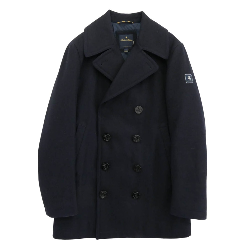 Brooks Brothers ブルックスブラザーズ ピーコート P-COAT ウール ピーコート 裏キルト ネイビー系 S【中古】