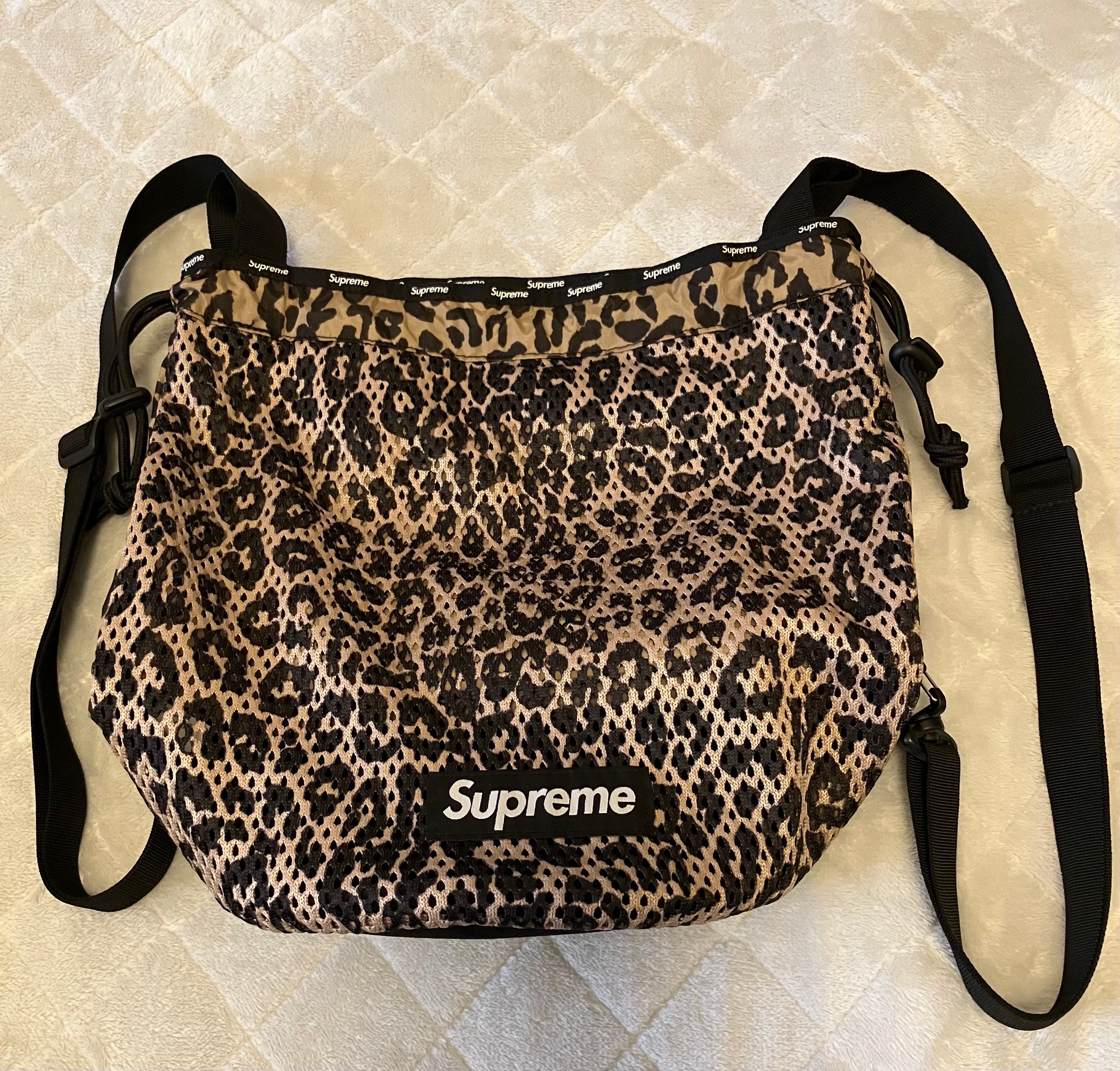 Supreme Mesh Small Backpack "Leopard"
