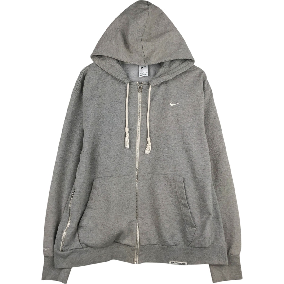 古着 ナイキ NIKE STANDARD ISSUE DRI-FIT スウェットフルジップパーカー メンズXL相当/eaa624214